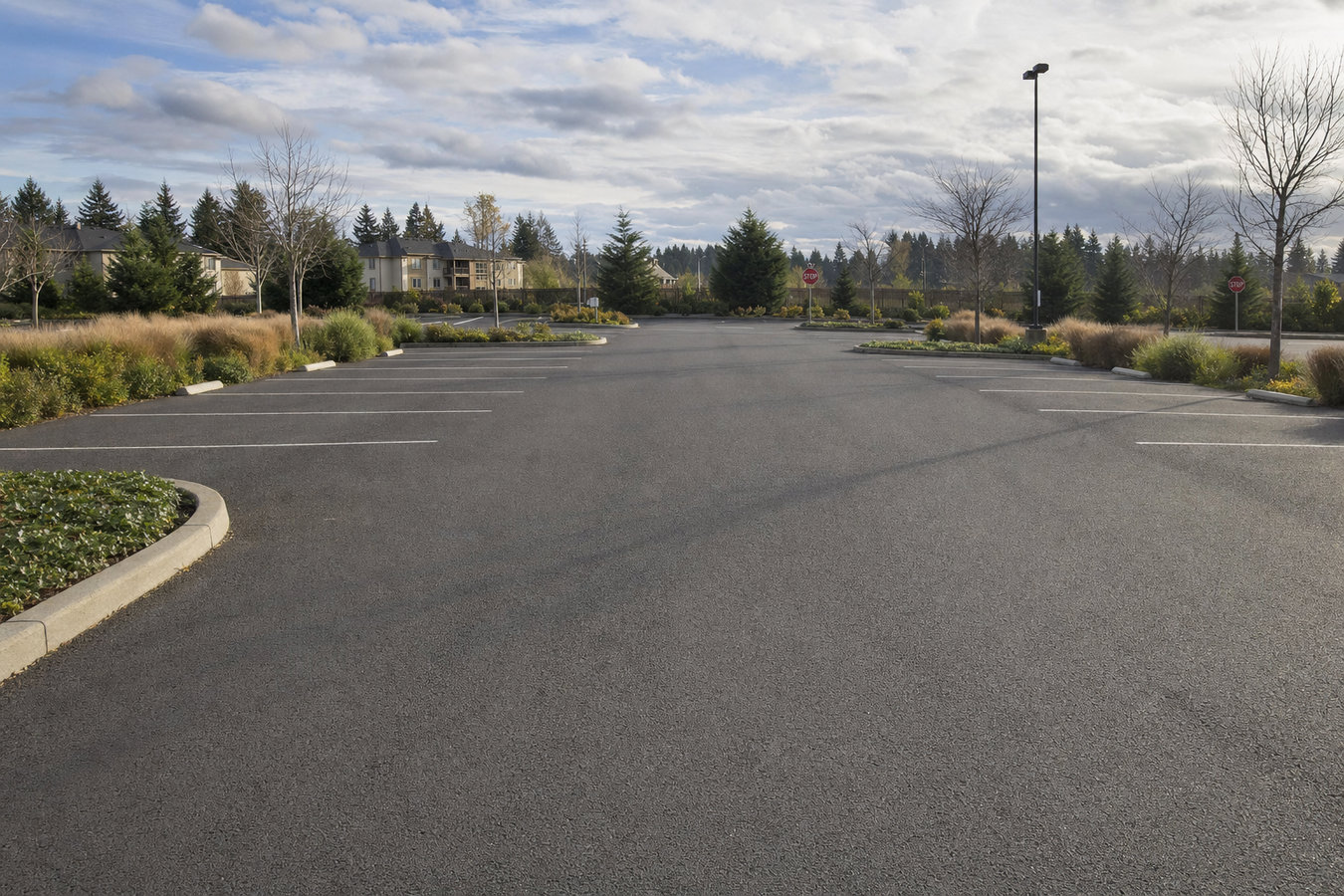 Parking lot maintenance
