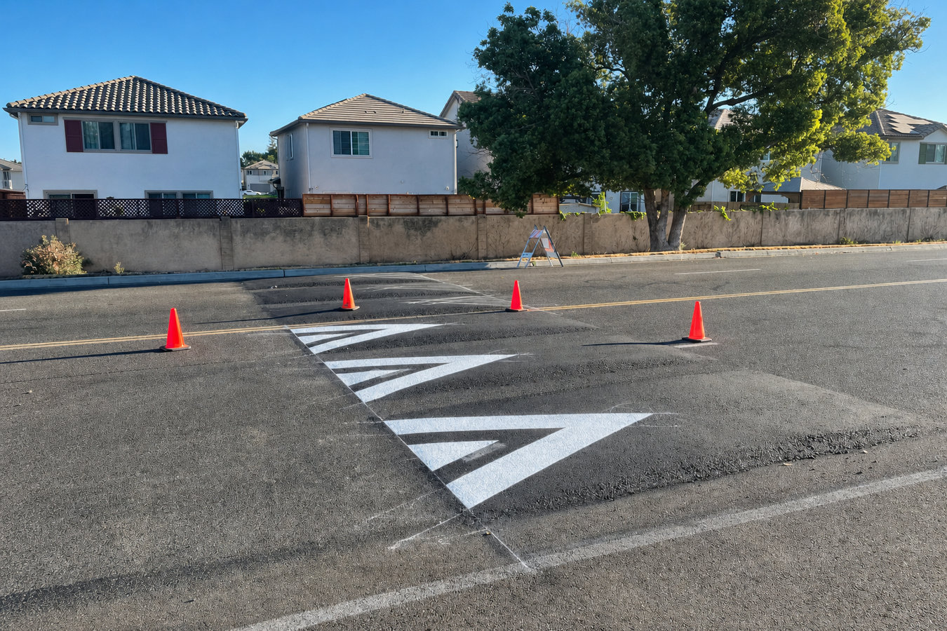 Speed bump installation